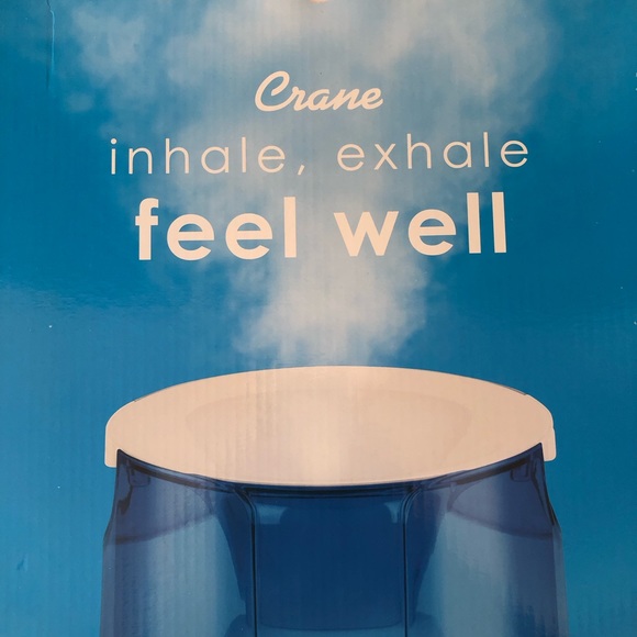 Flu/cold/dryness got you down? Crane “2 in 1 Warm Mist Humidifier and Inhaler” - Picture 2 of 16
